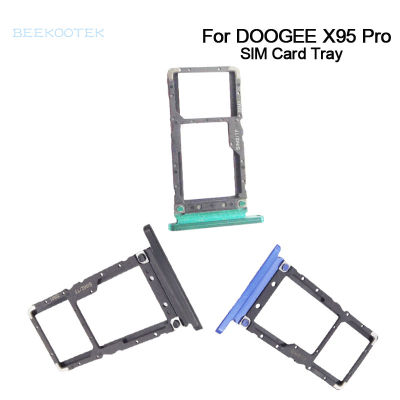 ใหม่Original DOOGEE X95 Proซิมการ์ดอะแดปเตอร์ถาดซิมการ์ดSDผู้ถือถาดReaderอุปกรณ์เสริมสำหรับDoogee X95Proสมาร์ทโฟน-fbgbxgfngfnfnx