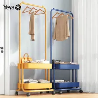 Clothes hanger floor-to-ceiling bedroom hanger removable storage clothes coat rack household indoor simple clothes drying rack