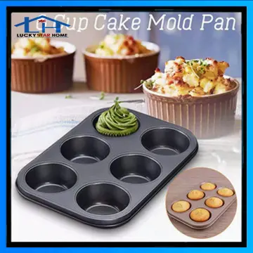 1pc 4/6/12 Cavity Small Cake Mold Baking Pan Nonstick Muffin Pan Mini  Cupcake Pan Set Muffin Tins For Baking Mini Cheesecake Pan Kitchen Gadgets  Baking Supplies