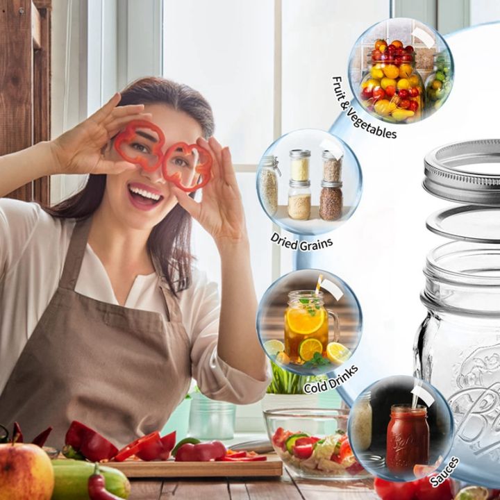  Electric Mason Jar Vacuum Sealer for Wide & Regular