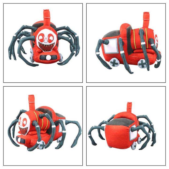 lt-ready-stock-23cm-new-choo-choo-charles-plush-toy-horror-game-figure-stuffed-doll-soft-spider-stuffed-animal-charles-train-plushie-gift-for-kids-ของขวัญปีใหม่-ตุ๊กตา-ของเล่น-cod