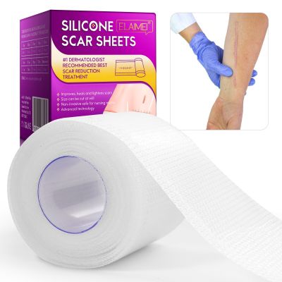 Aliver Medical Silicone Gel Strips Patch Scar Away Tape Treatment Repair Skin Sheet for Acne Trauma Burn Scar Skin Repair