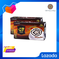 ?Promotion? ส่งฟรี ﻿G7 Cappucino MOCHA 3in1 Instant Coffee จีเซเว่น คาปูชิโน่ มอคค่า กาแฟทรีอินวัน ของดังเวียดนาม 18ก.x 12ซอง (2แพค)