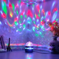 ✔✺ Rotating LED Night Light Kids Room Atmosphere Lamp Party Ball Colorful Club Stage Decoration Indoor Lighting Fixture