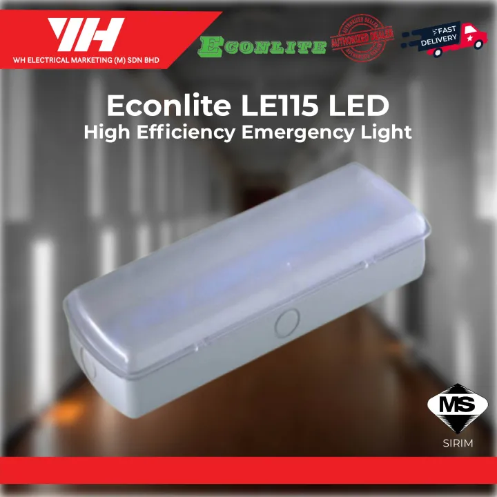 Econlite LE115 LED High Efficiency Emergency Light Lazada