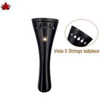 1ชิ้นคุณภาพสูง5 Sts Viola Tailpiece เกรดอินเดียไม้มะเกลือตาปารีสฝัง Viola ชิ้นส่วนอุปกรณ์ตกแต่ง