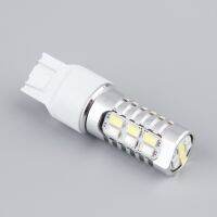 ELEC หลอดไฟสีขาว LED แบบเปิดสัญญาณทางคดเคี้ยวสองสีสำหรับ22SMD 7443 T20