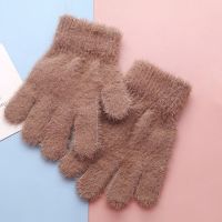 Winter Fashion Childrens Gloves Full Finger Knitted Gloves Warm Gloves