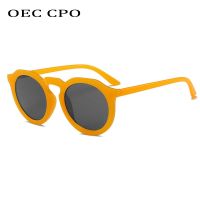 {Paopao glasses} OEC CPO วินเทจรอบแว่นกันแดดผู้หญิงยี่ห้อ Designe แฟชั่นสีส้มอาทิตย์แว่นตาสำหรับหญิงเฉดสี UV400แว่นตา Oculos De Sol