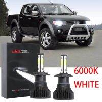 ชุดหลอดไฟหน้าฮาโลเจน LED 6000K แบบเปลี่ยน สําหรับ Mitsubishi Triton ปี 2007-2015 2008 2009 2010 2011 รับประกัน 10 เดือน