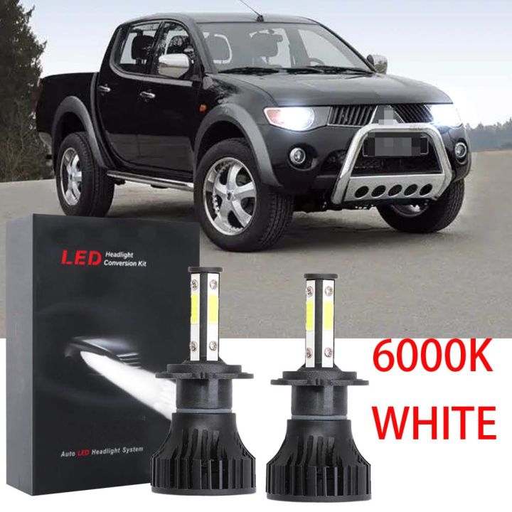 ชุดหลอดไฟหน้าฮาโลเจน-led-6000k-แบบเปลี่ยน-สําหรับ-mitsubishi-triton-ปี-2007-2015-2008-2009-2010-2011