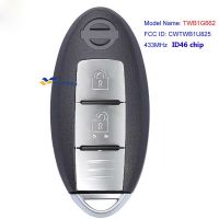 Xuming รถ Keyless สมาร์ทกุญแจรีโมท433เมกะเฮิร์ตซ์ชิป ID46สำหรับนิสสัน Tiida Juke ในทางกลับกัน NP300 Navara พัลซาร์ Micra หมายเหตุ Murano ชายแดนมีนาคม