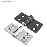 ☫✶┇ 2pcs Thickened and Durable Hinge Black Distribution Box Cabinet Industrial Power Cabinet Hinges Furniture Hardware Accessories