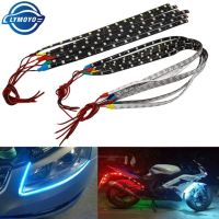 1pcs 30cm 60cm Car Auto Decorative Lamp colorful LED Strip 5050 Flexible Strip Light Tape Daytime Running Lamps DRL Angel Eyes