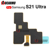 สำหรับ Samsung Galaxy S21ขดลวดเหนี่ยวนำชาร์จไร้สาย S21U มากและโมดูล NFC สายเคเบิลยืดหยุ่นกับชิ้นส่วนอะไหล่แผ่นโลหะเลเซอร์