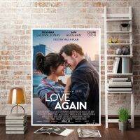 Love Again ภาพยนตร์โปสเตอร์ภาพตกแต่งผนังผ้าใบ-Wall Art สำหรับห้องนั่งเล่น Girl S Room Home Decor Gift