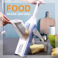 Manual Vegetable Slicer Foldable Grater Slicer Cut Potato Fruit French Fries Household Kitchen Chopping Artifact Grater Tool Set