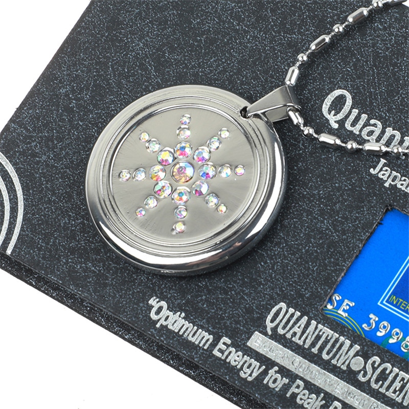L small chain] Quantum Pendant Scalar Energy Ion Necklace Yogo Health  Jewelry 6000 ions Stainless Steel Necklaces Japanese Jewelry Friendship  With Box 10 | PGMall