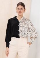 Lubna - Two Tone Shirt