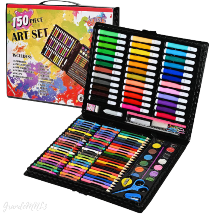 Kids Ultimate Painting & Drawing Set, Pink – Arteza.com