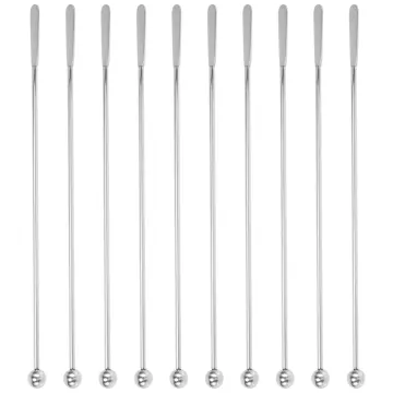 16Pcs Swizzle Sticks Metal - Stainless Steel Mixing Cocktail