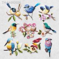 ✙☏ Bird Iron on Patches for Clothing Animal of The Breach Embroidery Applique DIY Hat Coat Dress Pants Accessories Cloth Sticker