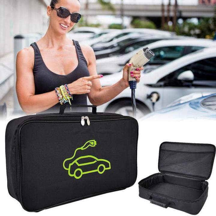 EV Charging Jumper Cables Storage Bag Automotive Battery Jumper Cables