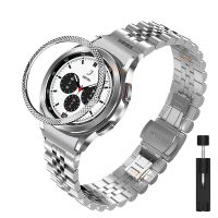 ☏✵ For samsung galaxy watch 4 classic 46mm 42mm band Stainless steel strap bezel protector for galaxy watch 4 5 44mm 40mm bezel