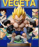 ดราก้อนบอลนักเพาะกายกล้ามเนื้อ Vegeta. ของเล่นโมเดลตุ๊กตาขยับแขนขาได้พีวีซี17ซม.