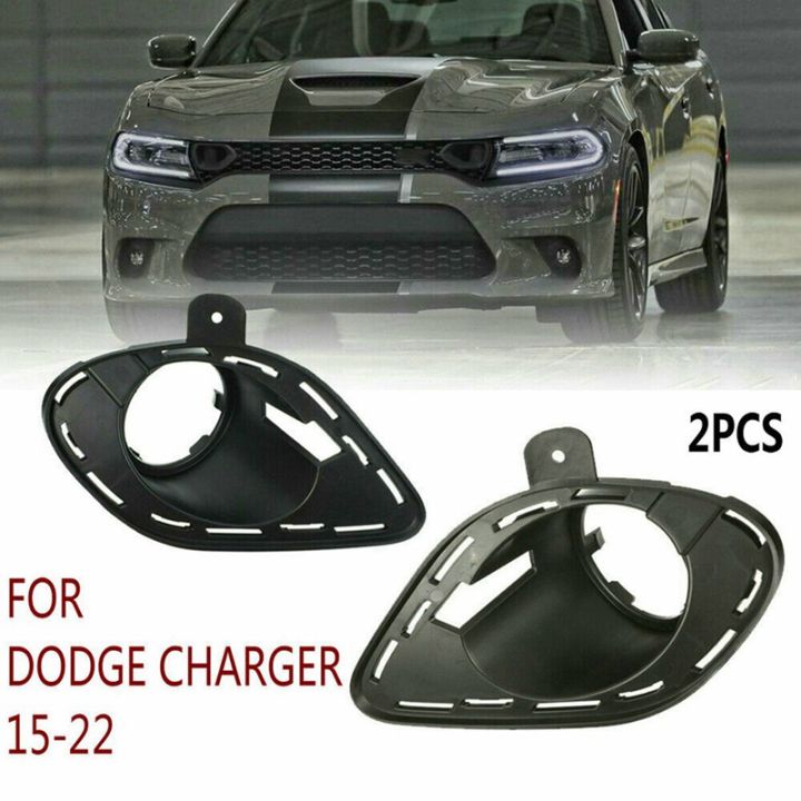 for-2015-2022-dodge-charger-fog-lamp-light-bracket-cover-black-68280431aa-68280430aa