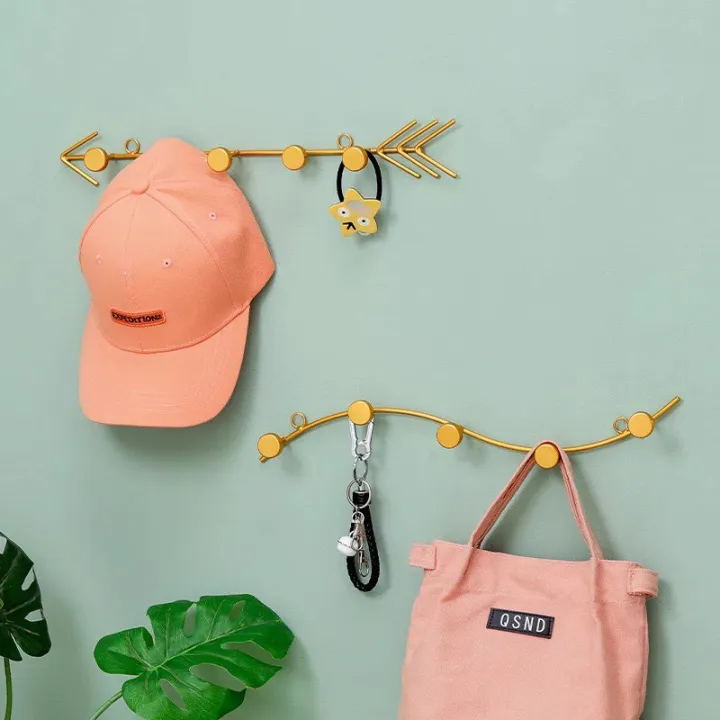 Creative Gold Metal Wall Hook For Clothes,Hat,Key Lazada PH