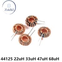 5/1pcs Toroid Core Inductors 44125 Winding Magnetic Ring Inductance 22uH 33uH 47uH 68uH Toroidal Coil Iron Silicon Alu Electrical Circuitry Parts