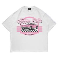 【Fashion】2023 kush T-shirt- ร้อน a  - KAPPA DELTA NASCAR KAOS VINTAGE OVERSIZE COMBED แฟชั่นแขนสั้นผ้าฝ้าย