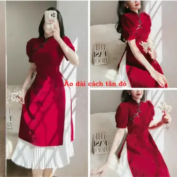 đầm nữ chân dài màu đỏ Chất Lượng, Giá Tốt | Lazada.vn