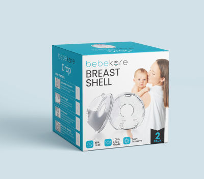 bebekare - Drop Wearable Breast Shell, Silicone Milk Collector 2pcs - ซิลิโคนรองรับน้ำนม ที่เก็บน้ำนมเเม่ ครอบเต้า ใช่เเทนเเผ่นซับน้ำนม 2ชิ้น
