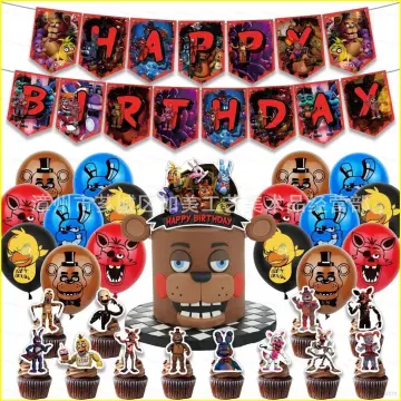 Five nights at freddys cake topper set, Five night at freddys cake,  Freddy's cake topper, FNAF cake