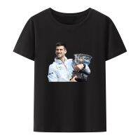 เสื้อยืด Y2k Novak Djokovic เสื้อคอกลมเปิด2023 2023คุณภาพสูงสไตล์ออสเตรเลียเสื้อคอกลมแฟชั่นแขนลำลองขาสั้นพิมพ์ลาย100% เสื้อคอกลมฤดูร้อนใหม่คอกลมเสื้อคอกลม