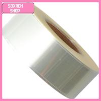 SQXRCH SHOP โปร่งใสโปร่งใส ตัวป้องกันฉลาก สี่เหลี่ยมมุมฉาก สติกเกอร์ปิดผนึก ออฟฟิศสำหรับทำงาน ป้ายที่ชัดเจน ปกป้องบรรจุภัณฑ์