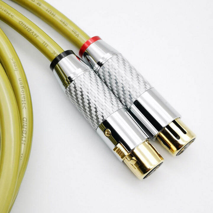 Pair Van den Hul M.C D102MKIII hybrid HIEND Silver Plated XLR Balanced
