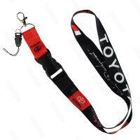 JDM สไตล์สำหรับ TRD โลโก้โทรศัพท์มือถือ Lanyard JDM Racing รถพวงกุญแจ ID ผู้ถือสายคล้องคอพร้อม Quick Release สำหรับ TOYOTA 4Runner 86 Camry Corolla Land Cruiser Avalon C-HR CRV Cars