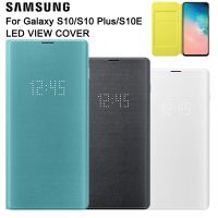 ◆☑✐ Samsung Original LED Phone Cover For Galaxy S10 X Plus S10 S10Plus S10e SM-G9730 SM-G9750 SM-G9700 Sleep Function Card Pocket