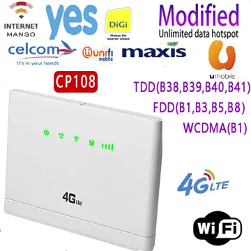 Modem portatile Wireless WiFi Router 4g LTE CPE Mobile Hotspot LAN Internet  SIM