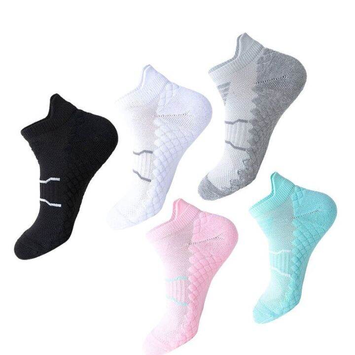 summer-low-tube-athletic-socks-for-men-women-professional-running-fitness-cotton-breathable-sweat-absorbing-ankel-socks