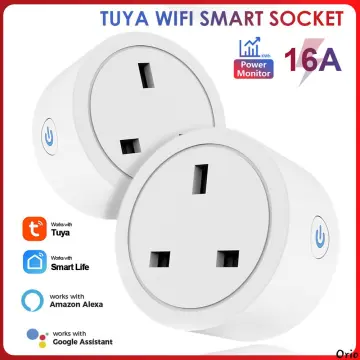 Zigbee Tuya WiFi Smart Plug UK Alexa Mini Smart Socket - China