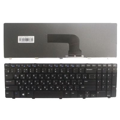N สำหรับ MP-12F83SU-698 Insprion PK130SZ3A00 0YH3FC SN7221 SG-60000-XUA NSK-LA0SC 1D แป้นพิมพ์แล็ปท็อป RU สีดำ