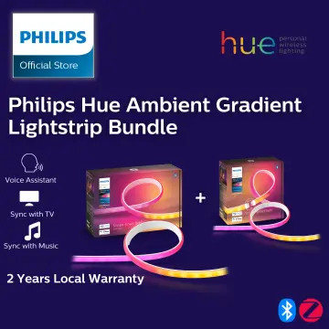 Bundle: Hue sync box + Play gradient lightstrip + Hue Bridge | Philips Hue  US