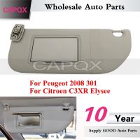 [HOT IUXKLKXLWSGH 551] CAPQX สำหรับ Peugeot 2008 301 Citroen C3XR Elysee รถภายใน Sunvisor Sun Shield ด้านหน้า Sunshade Sun Visor พร้อมกระจก