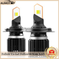 【MotorrTop】AUMOTOP หลอดไฟหน้ารถยนต์ LED กันน้ำ50W IP68 2ชิ้นชุดแปลง H4/9003/HB2