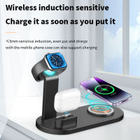 Qi Fast Wireless Charger 3in 1สถานีชาร์จศัพท์สำหรับ 15W New