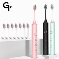 HOKDS GeZhou N100 Sonic Electric Toothbrush USB Charge Rechargeable Waterproof Electronic Tooth Brushes Replacement Heads Adult